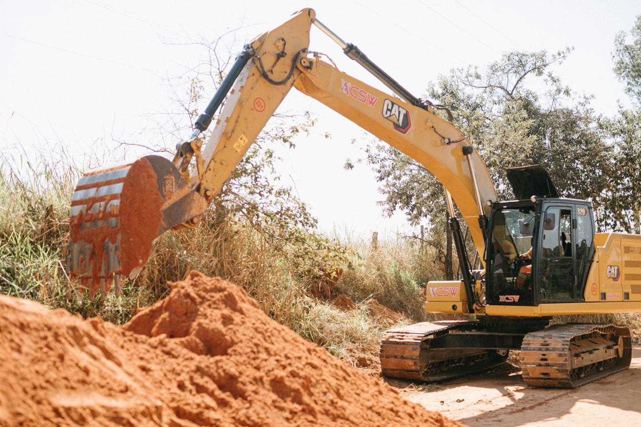Obra da adutora do Ribeirão Boa Vista - Foto 3